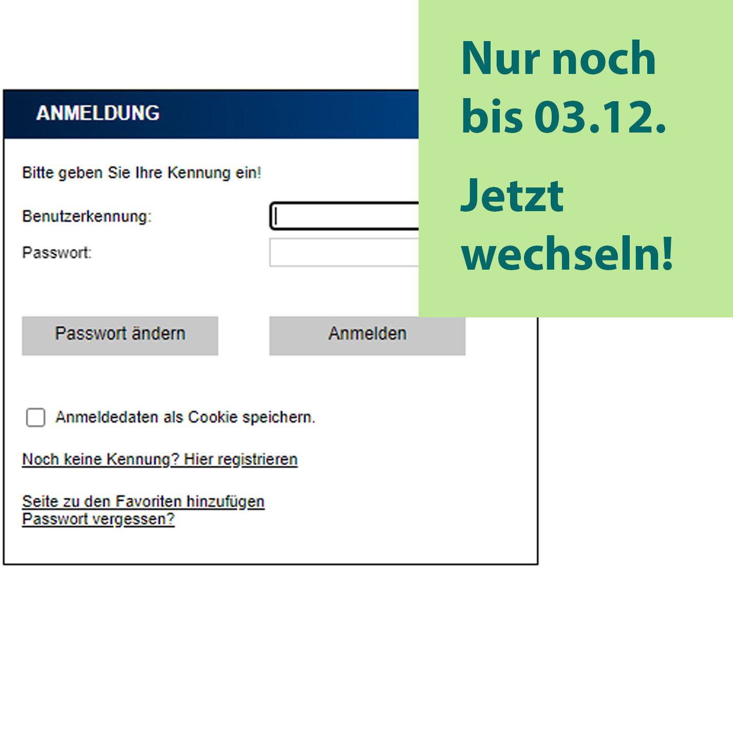 Alter Online-Shop R+F TBU wird abgeschaltet
