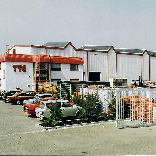 Der TVG-Standort Gerichshain zur Eröffnung im Oktober 1993